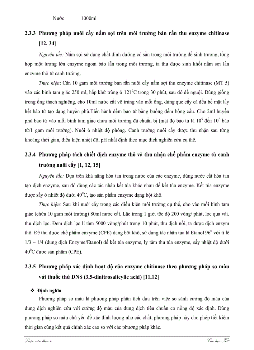 image for page Khảo sát khả năng sinh tổng hợp ENZYME CHITINASE của một số chủng nấm sợi thuộc giống ASPERGILLUS TRICHODERMA và ứng dụng