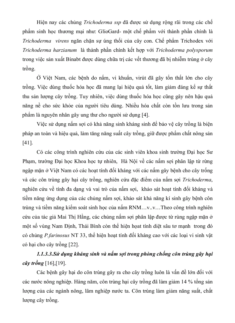 image for page Khảo sát khả năng sinh kháng sinh của các chủng nấm sợi phân lặp từ rừng ngập mặn huyện Cần Giờ thành phố Hồ Chí Minh