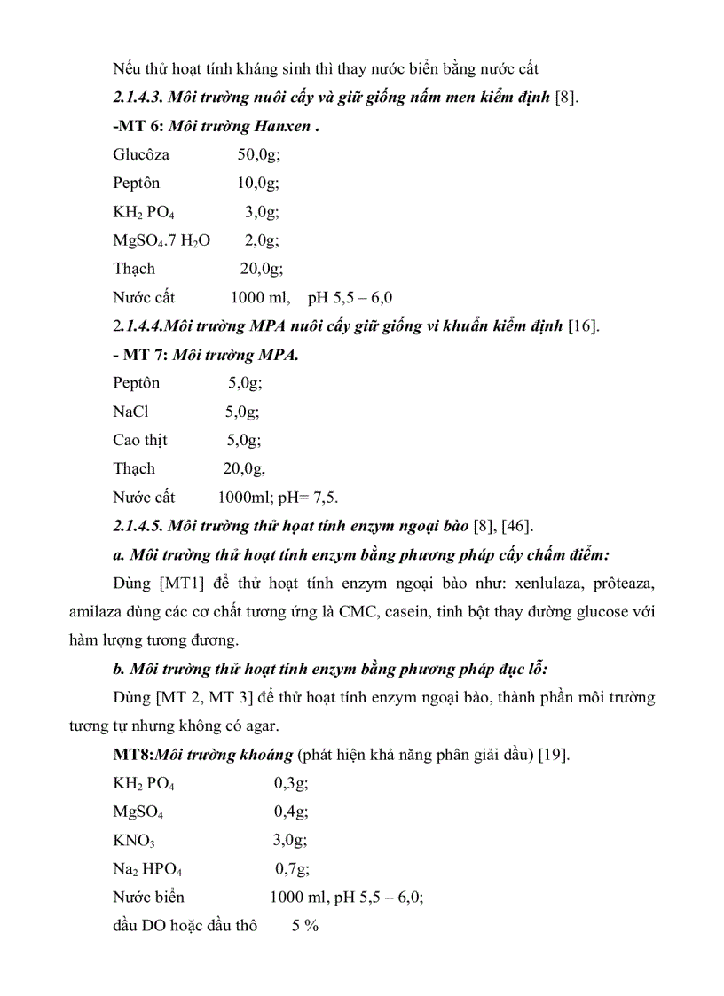 image for page Khảo sát khả năng sinh kháng sinh của các chủng nấm sợi phân lặp từ rừng ngập mặn huyện Cần Giờ thành phố Hồ Chí Minh