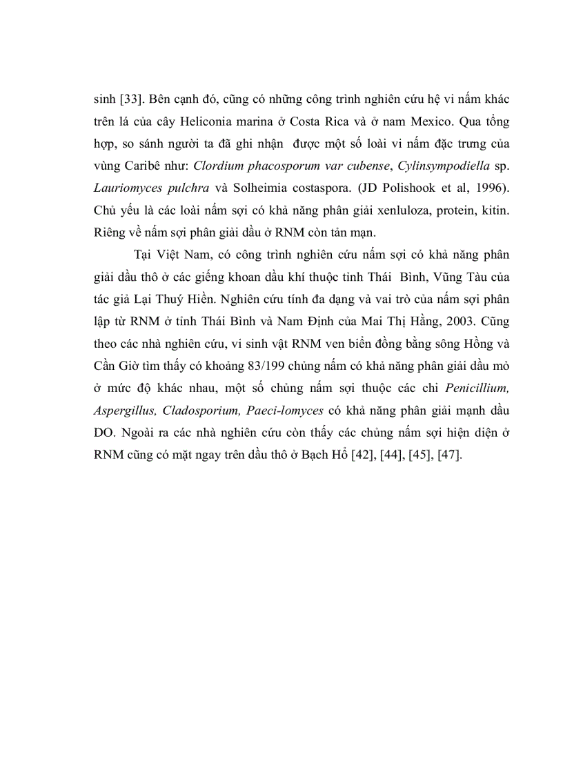 image for page Nghiên cứu khả năng phân giải CACBUAHYDRO của một số chủng nấm sợi phân lập từ rừng ngập mặn Cần Giờ