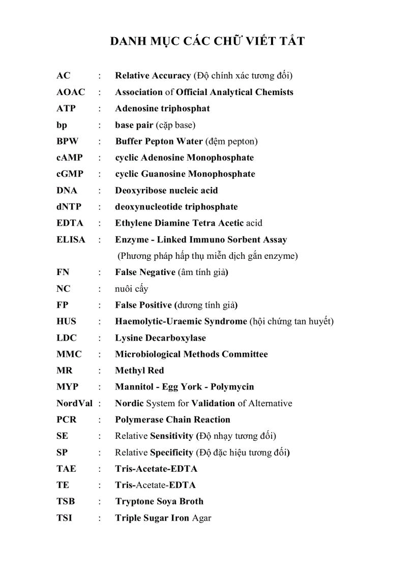 image for page Ứng dụng phương pháp PCR POLYMERASE CHAIN REACTION và phương pháp nuôi cấy để khảo sát sự nhiễm vi sinh vật gây bệnh trong thực phẩm đường phố