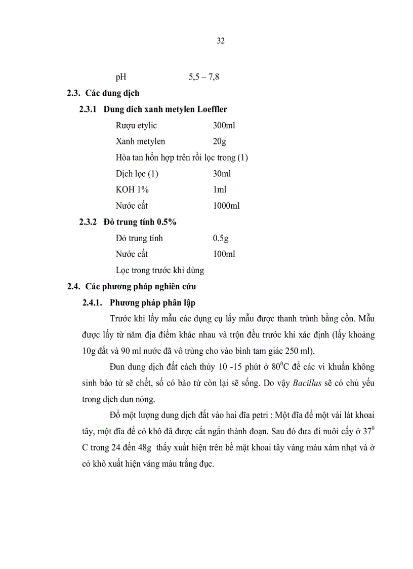 image for page Nghiên cứu tuyển chọn chủng vi khuẩn BACILLUS phân lập từ đất vườn sinh PROTEASE kiềm