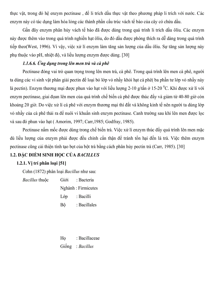image for page Nghiên cứu sự tổng hợp cảm ứng Pectinase ở một số chủng Bacillus