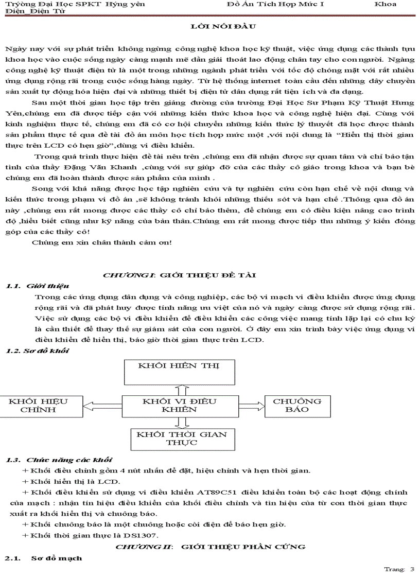 image for page Đồng hồ hiển thị thời gian thực trên lcd có hẹn giờ