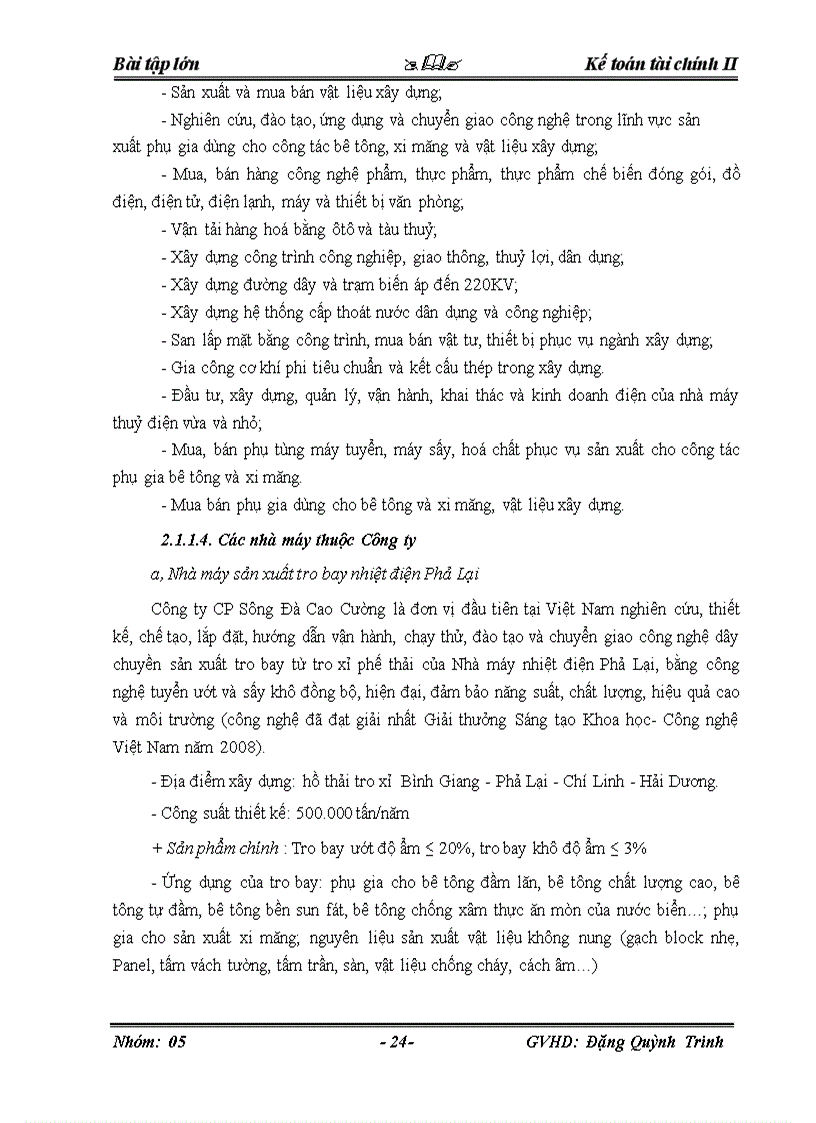 image for page Kế toán tiền lương và các khoản trích theo lương tại Công ty Cổ phần Sông Đà Cao Cường