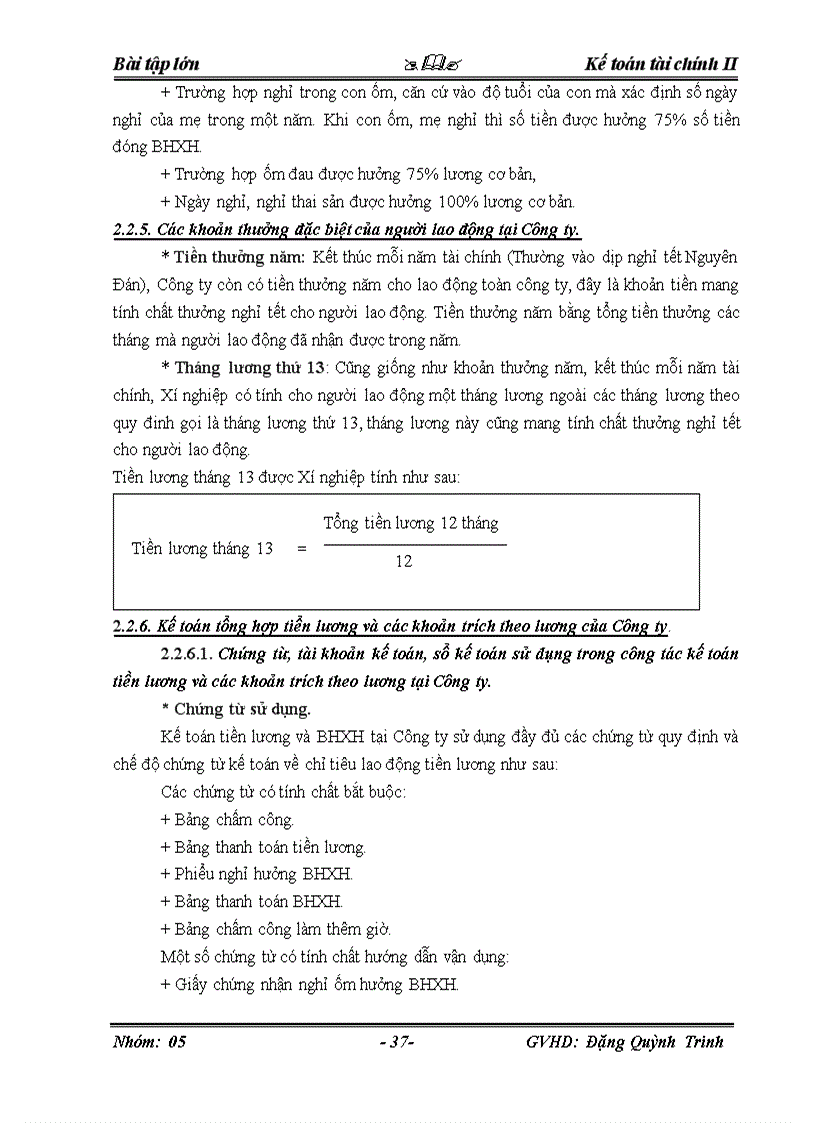 image for page Kế toán tiền lương và các khoản trích theo lương tại Công ty Cổ phần Sông Đà Cao Cường