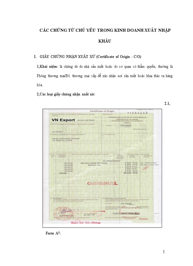 image for page Bộ chứng từ xuất nhập khẩu của doanh nghiệp Việt Nam