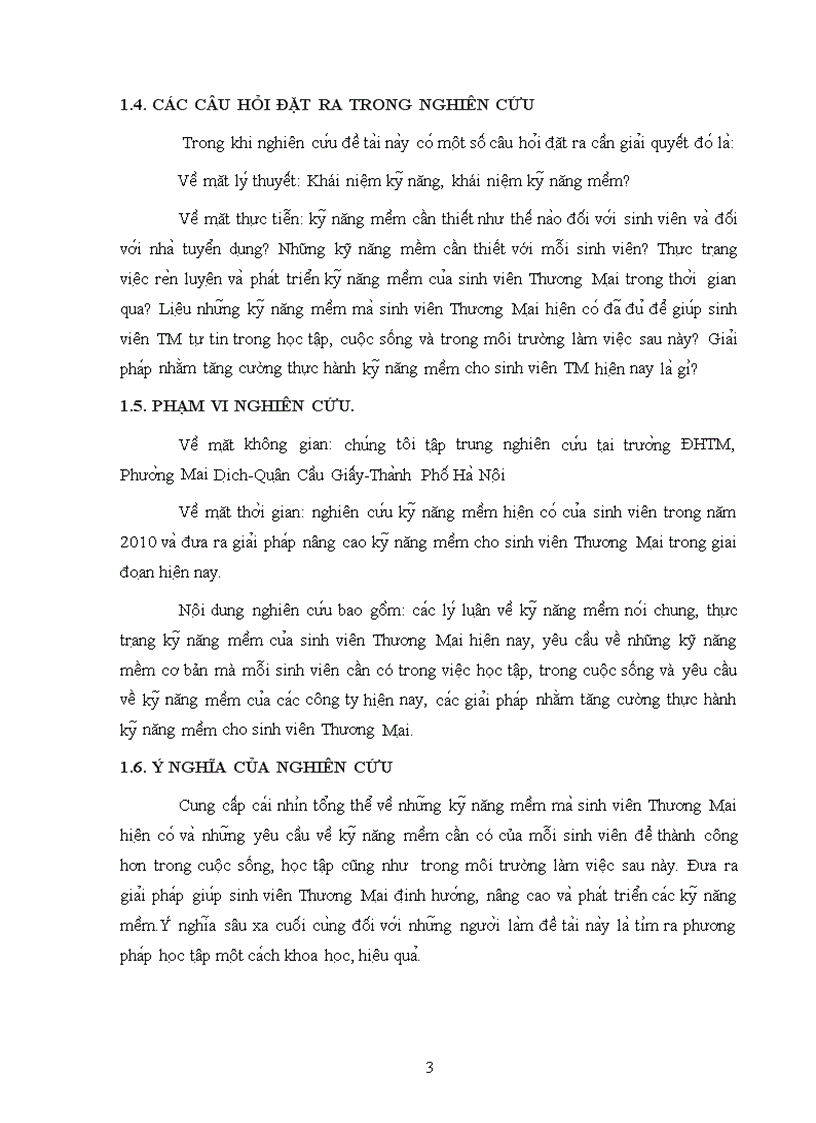 image for page Khảo sát kỹ năng mềm của sinh viên Đại học Thương Mại