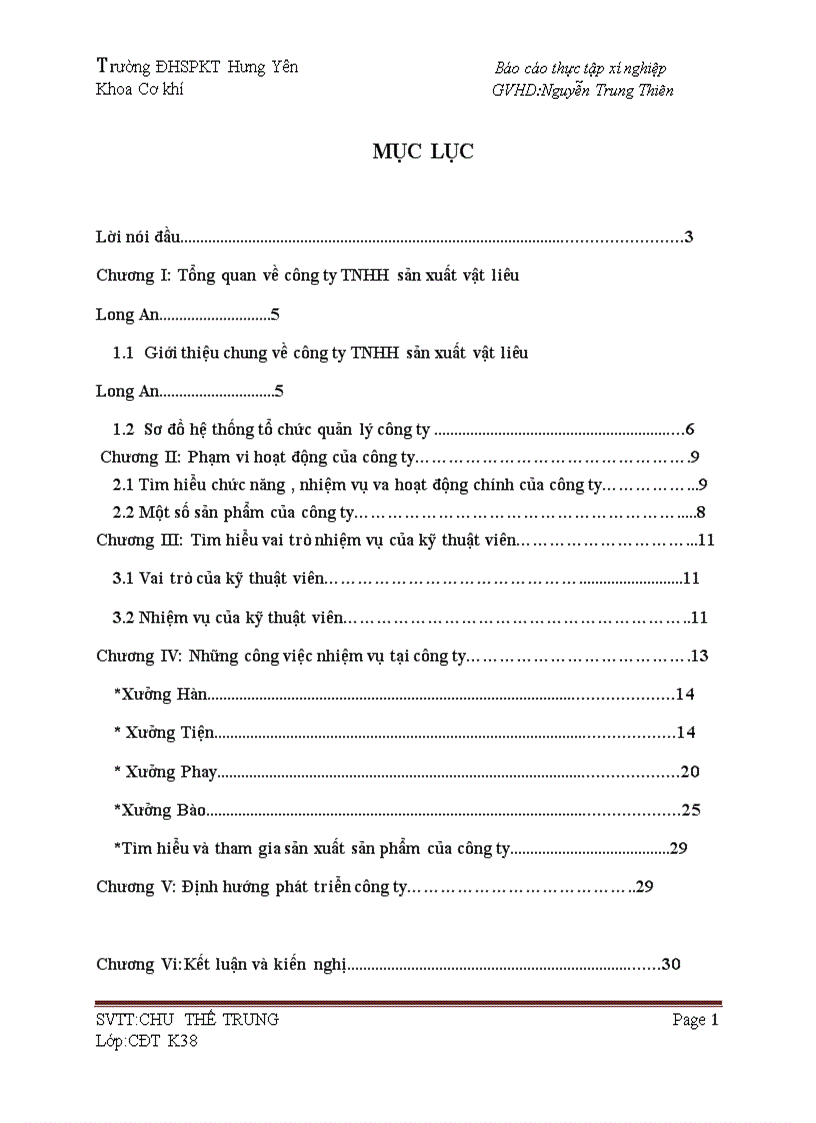 image for page Báo cáo thực tập tại xí nghiệp cơ khí Long An