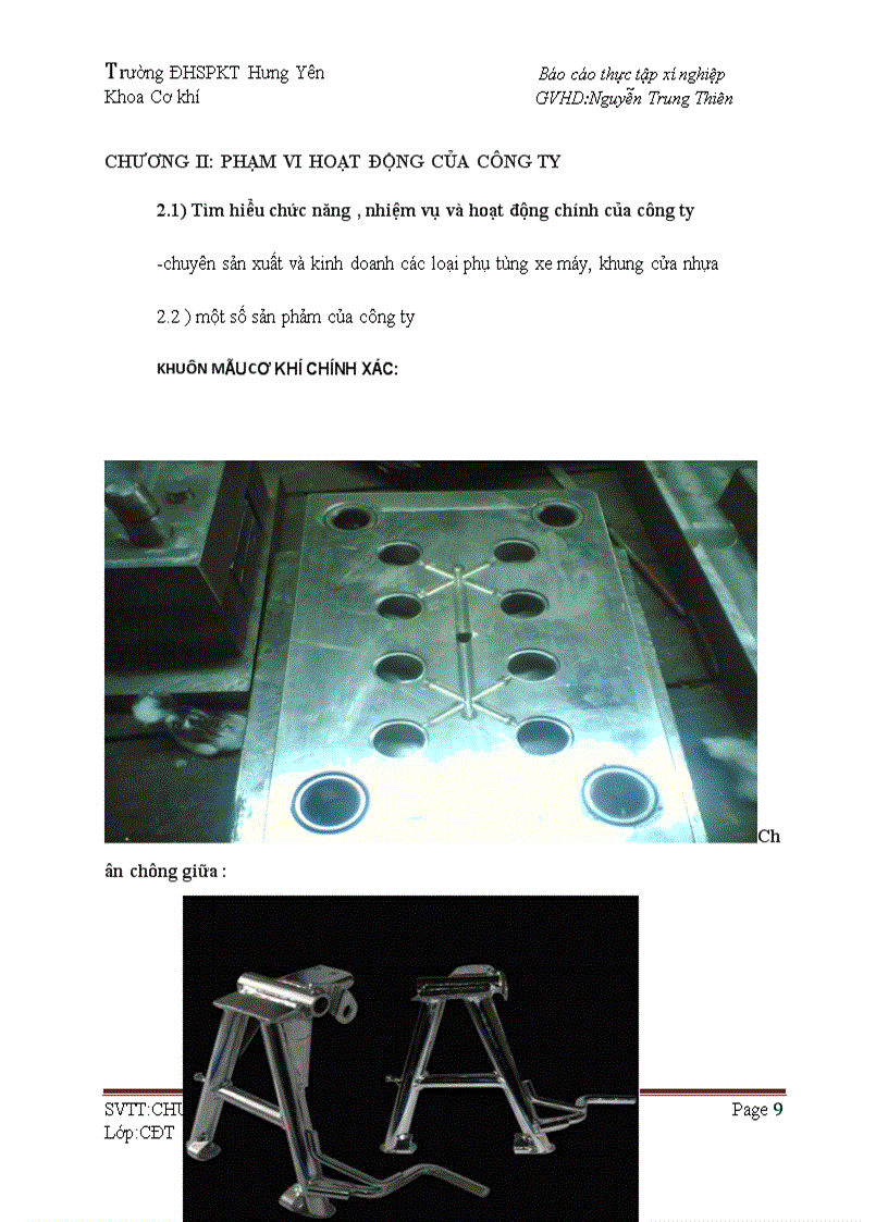 image for page Báo cáo thực tập tại xí nghiệp cơ khí Long An