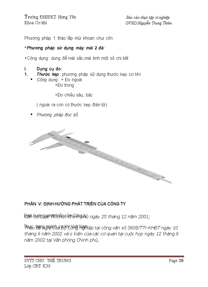 image for page Báo cáo thực tập tại xí nghiệp cơ khí Long An