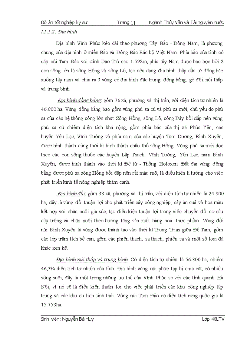 image for page Tính toán Thủy văn và Điều tiết hồ chứa Xạ Hương huyện Bình Xuyên tỉnh Vĩnh Phúc