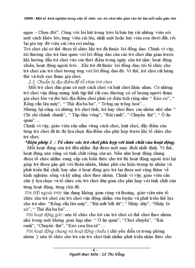 image for page Một số kinh nghiệm trong việc tổ chức các trò chơi dân gian cho trẻ lưa tuổi Mẫu giáo lớn sáng kiến kinh nghiệm dạy học