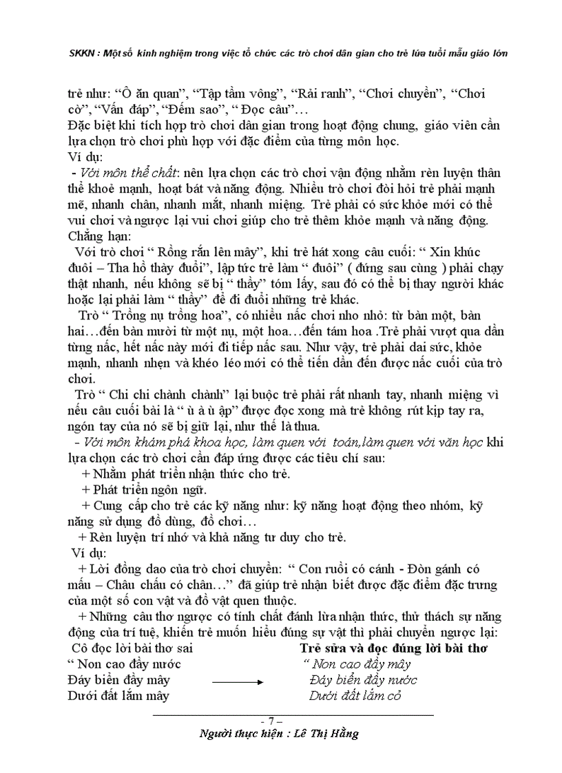 image for page Một số kinh nghiệm trong việc tổ chức các trò chơi dân gian cho trẻ lưa tuổi Mẫu giáo lớn sáng kiến kinh nghiệm dạy học