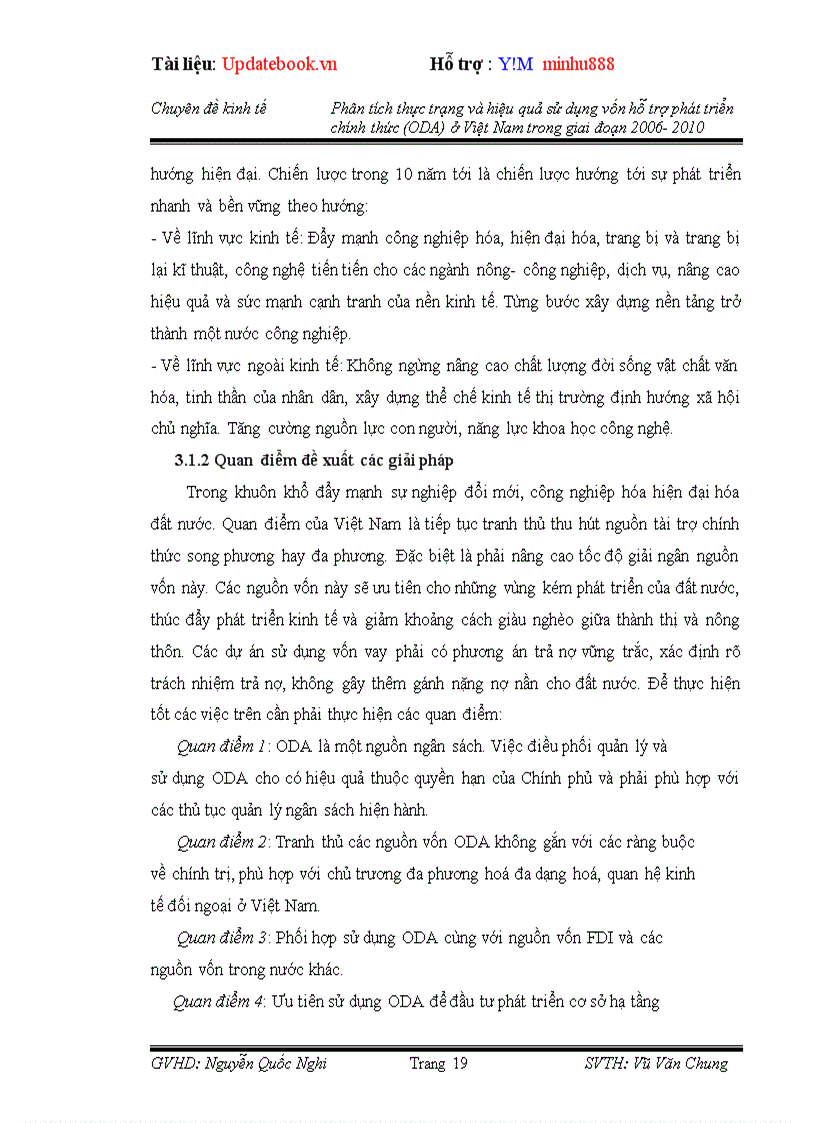 image for page Phân tích thực trạng và hiệu quả sử dụng vốn hỗ trợ phát triển chính thức ODA giai đoạn 2006 2010
