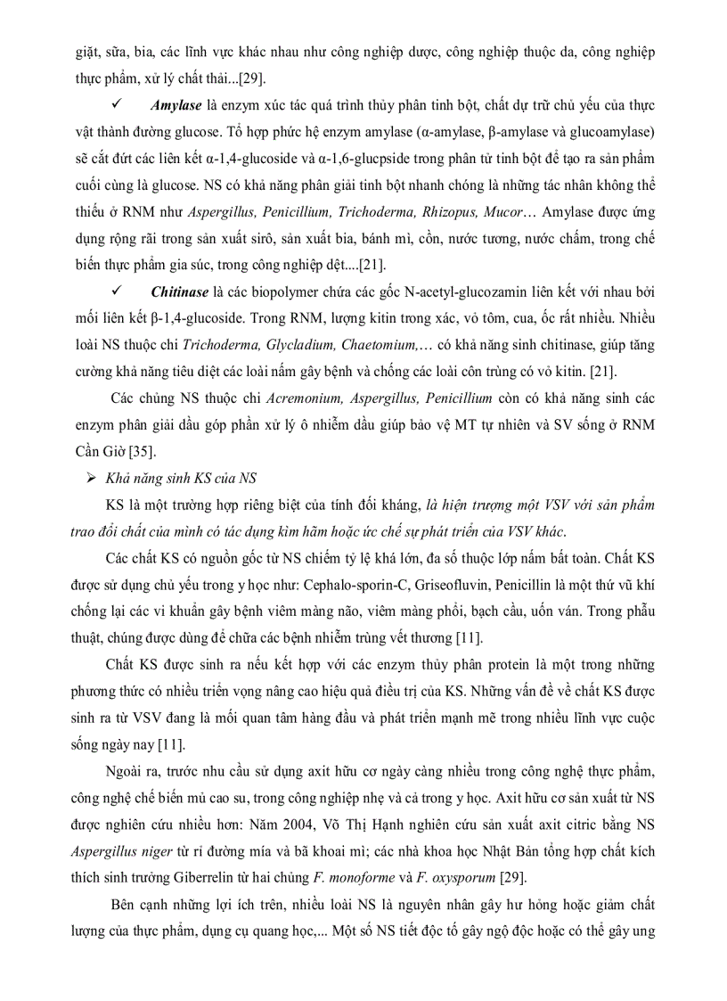 image for page Nghiên cứu thu nhận ENZYM AMYLASE một số chủng nấm sợi phân lập từ rừng ngập mặn Cần Giờ