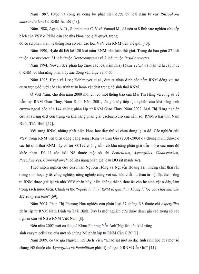 image for page Nghiên cứu thu nhận ENZYM AMYLASE một số chủng nấm sợi phân lập từ rừng ngập mặn Cần Giờ