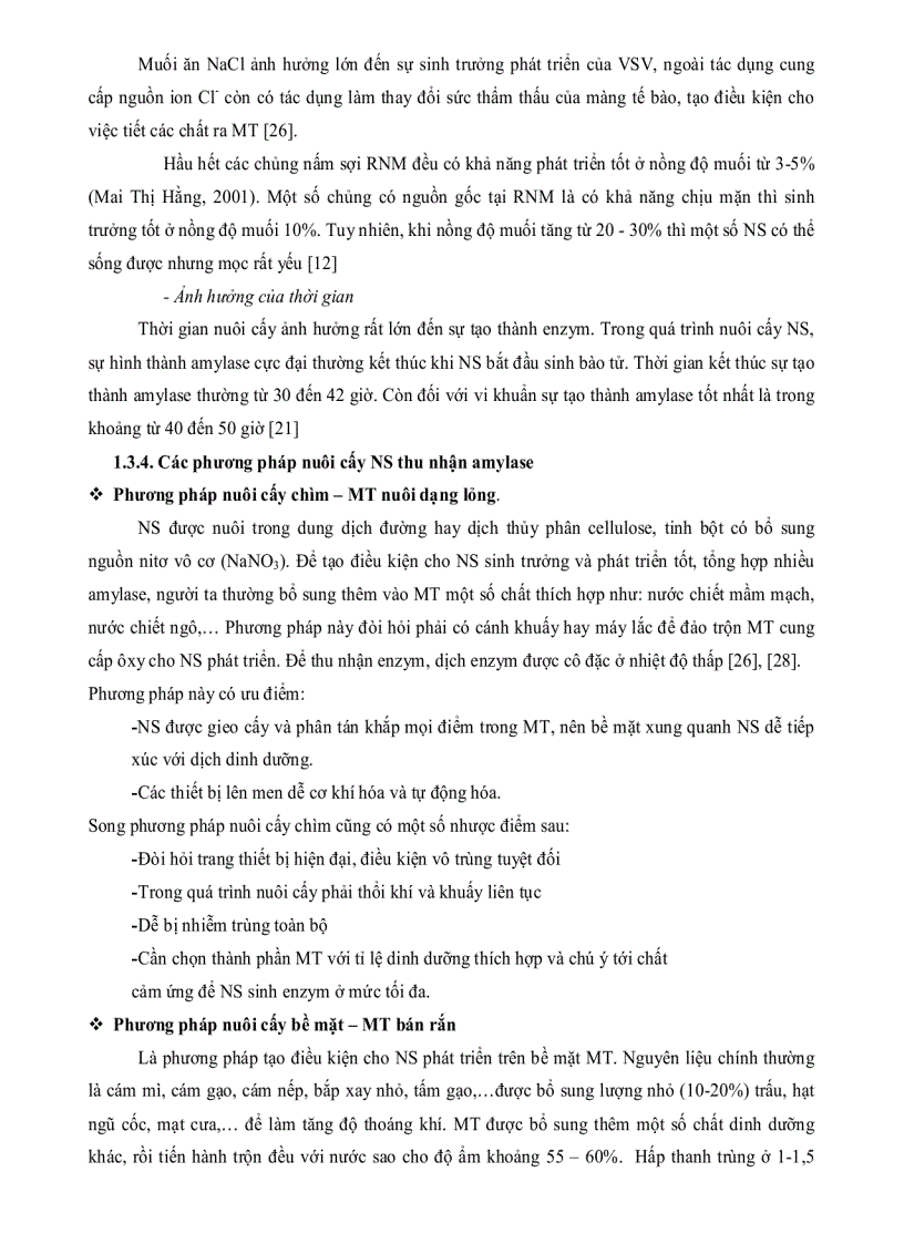 image for page Nghiên cứu thu nhận ENZYM AMYLASE một số chủng nấm sợi phân lập từ rừng ngập mặn Cần Giờ