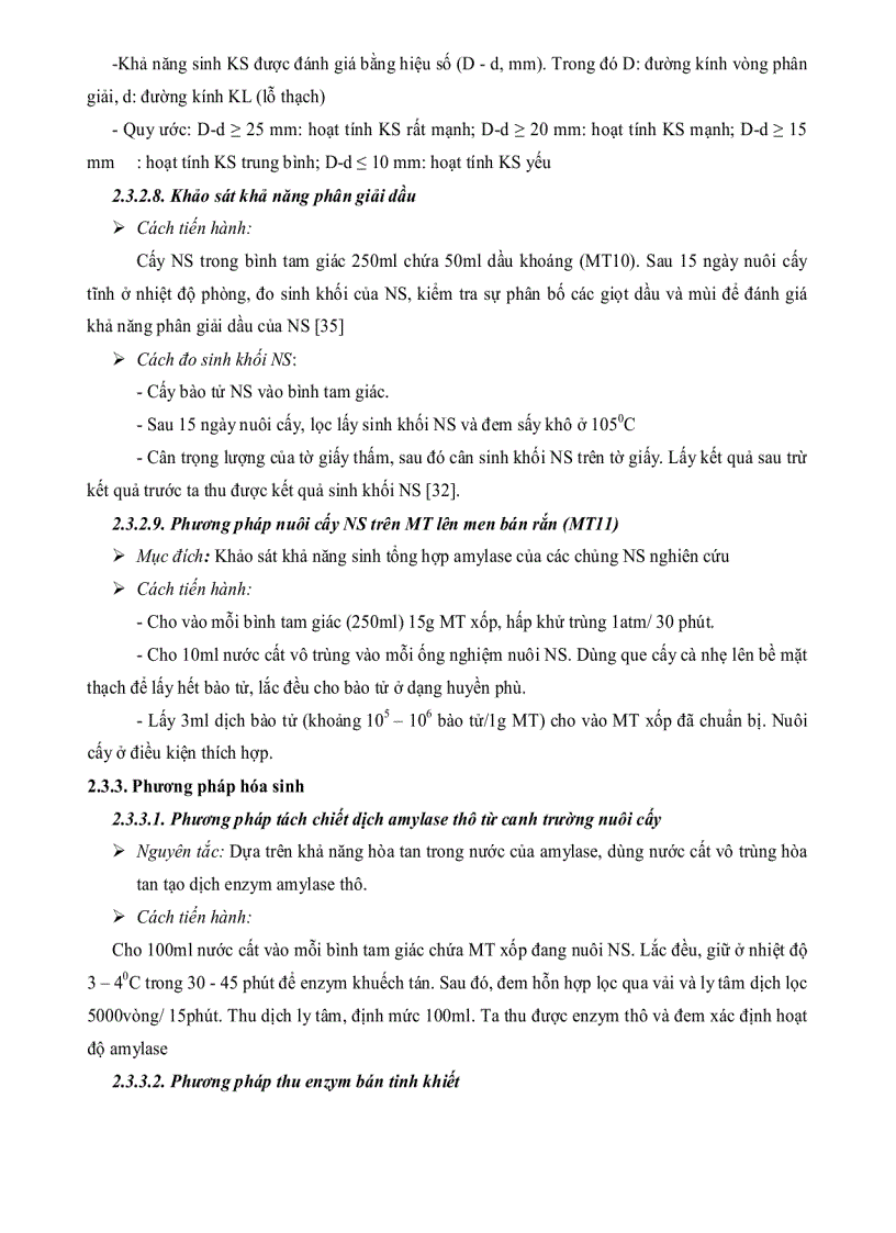 image for page Nghiên cứu thu nhận ENZYM AMYLASE một số chủng nấm sợi phân lập từ rừng ngập mặn Cần Giờ