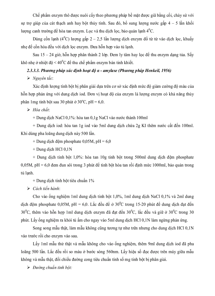 image for page Nghiên cứu thu nhận ENZYM AMYLASE một số chủng nấm sợi phân lập từ rừng ngập mặn Cần Giờ