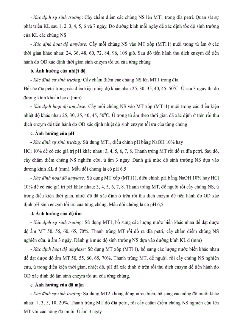 image for page Nghiên cứu thu nhận ENZYM AMYLASE một số chủng nấm sợi phân lập từ rừng ngập mặn Cần Giờ