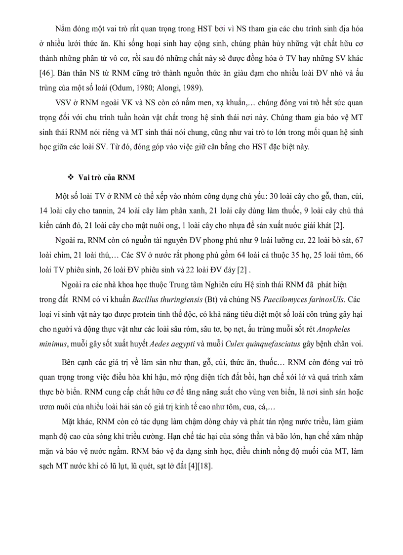 image for page Nghiên cứu khả năng sinh Enzym PROTEASE của một số chủng nấm sợi phân lập từ rừng ngập mặn Cần Giờ