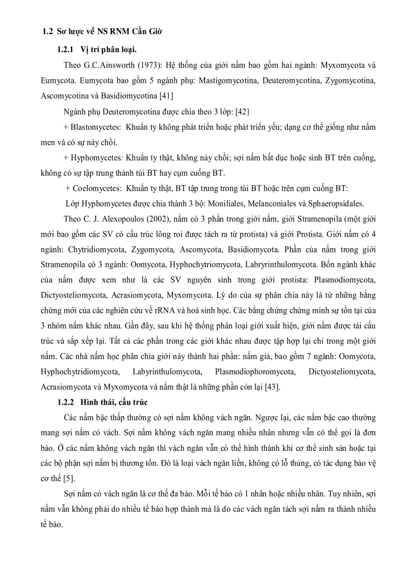 image for page Nghiên cứu khả năng sinh Enzym PROTEASE của một số chủng nấm sợi phân lập từ rừng ngập mặn Cần Giờ