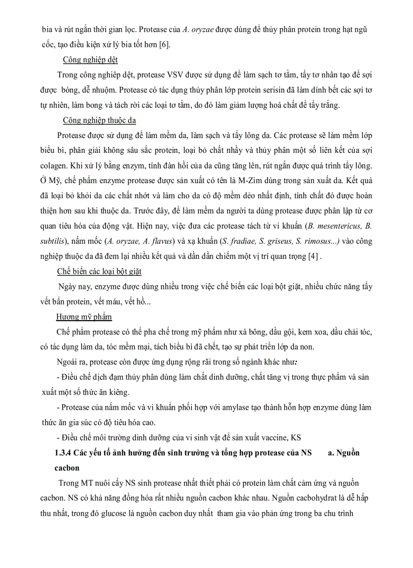 image for page Nghiên cứu khả năng sinh Enzym PROTEASE của một số chủng nấm sợi phân lập từ rừng ngập mặn Cần Giờ