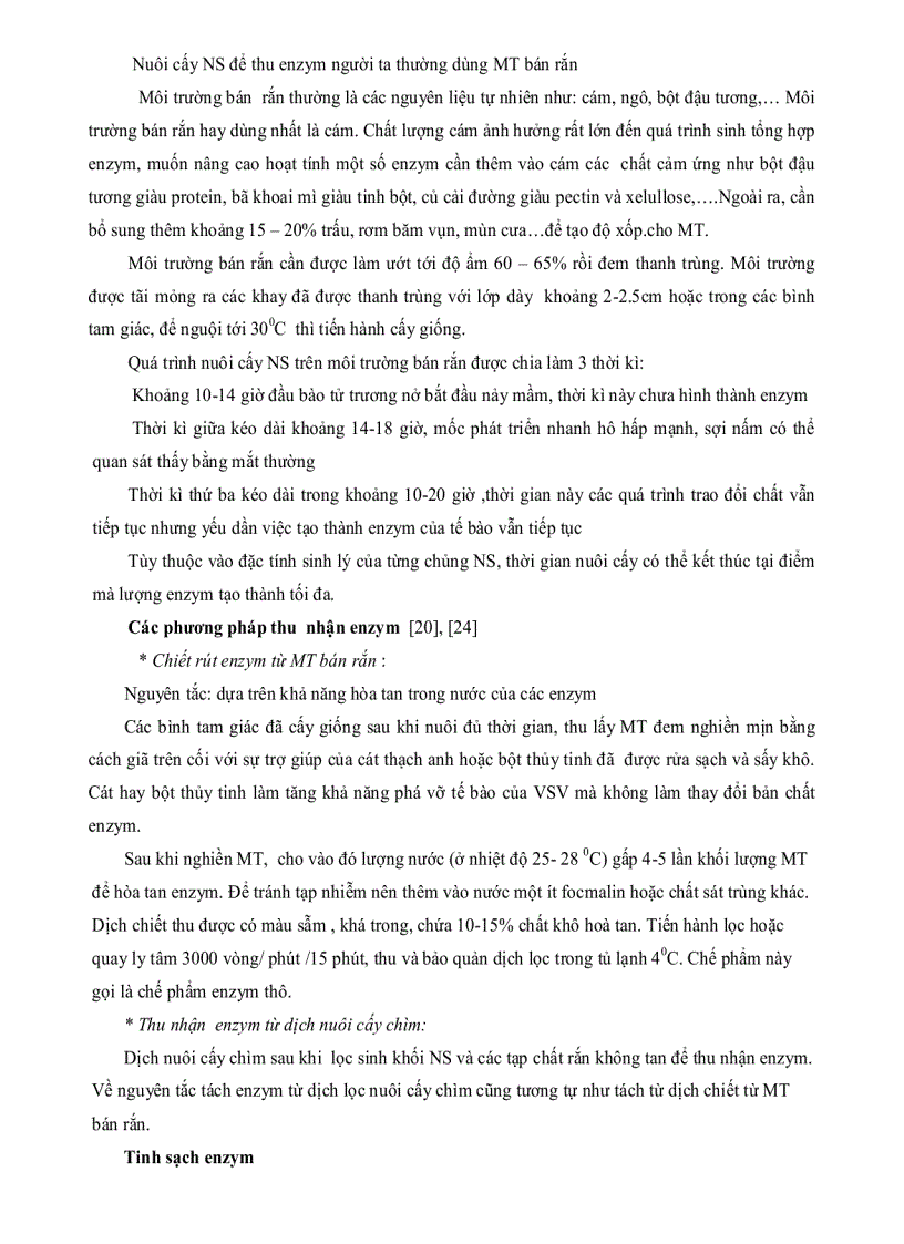 image for page Nghiên cứu khả năng sinh Enzym PROTEASE của một số chủng nấm sợi phân lập từ rừng ngập mặn Cần Giờ