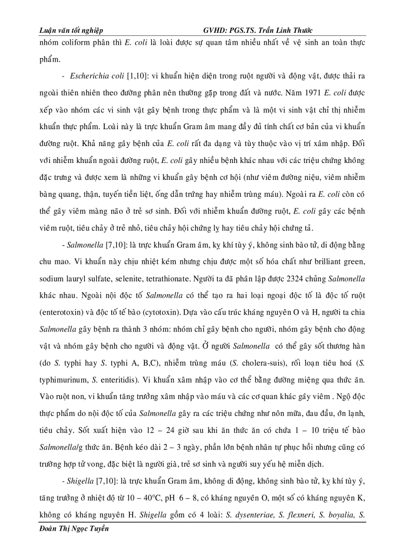 image for page Xây dựng quy trình phát hiện ESCHERICHIA COLI trong thực phẩm bằng phương pháp PCR POLYMERASE CHAIN REACTION và thử nghiệm ứng dụng