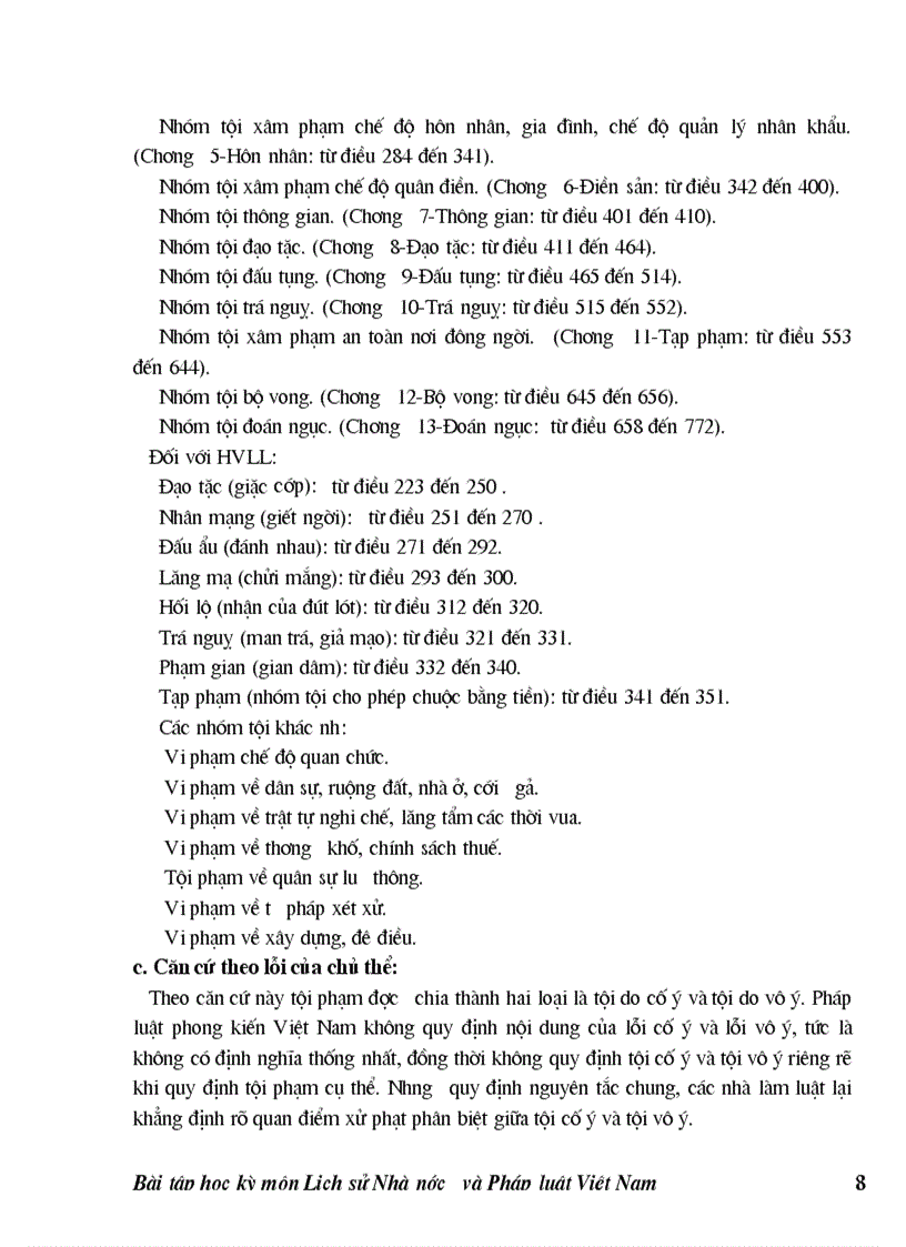 image for page Quan niệm về tội phạm cách phân loại tội phạm và ý nghĩa của việc phân loại tội phạm trong pháp luật phong kiến Việt Nam