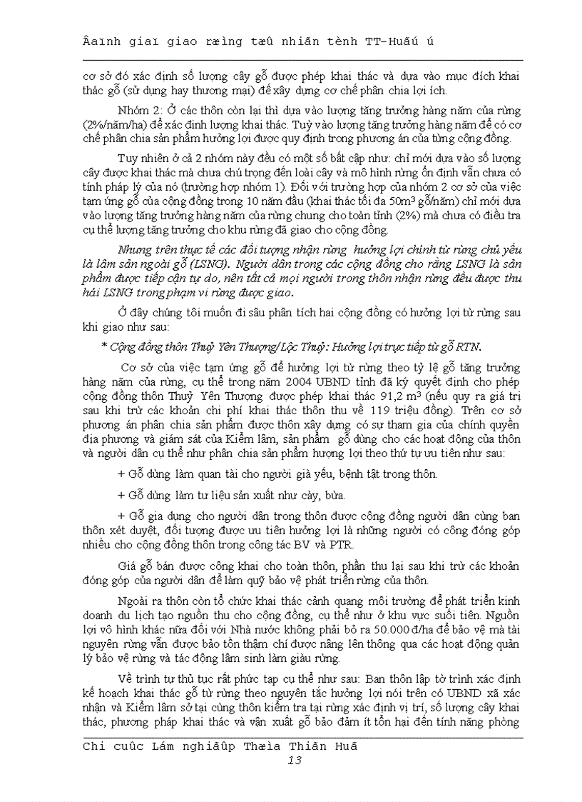 image for page Đánh giá giao rừng tự nhiên cho các đối tượng hưởng lợi