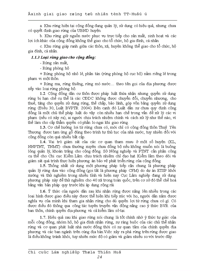 image for page Đánh giá giao rừng tự nhiên cho các đối tượng hưởng lợi