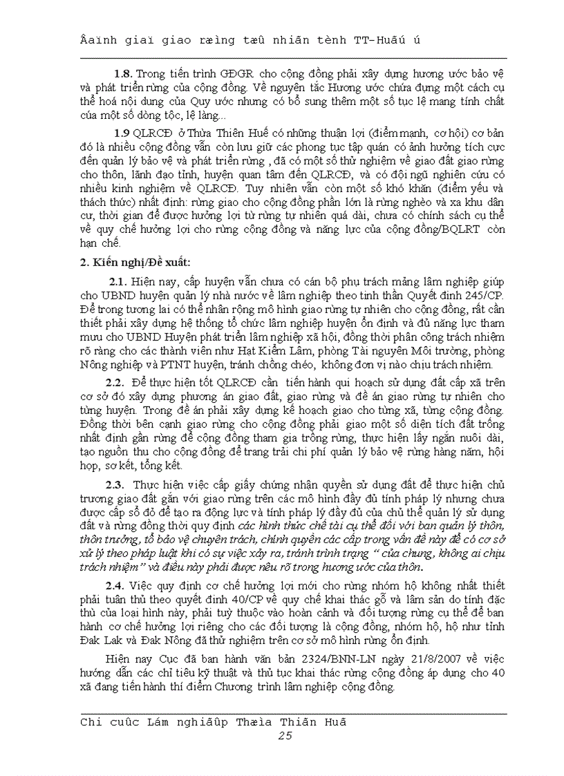 image for page Đánh giá giao rừng tự nhiên cho các đối tượng hưởng lợi