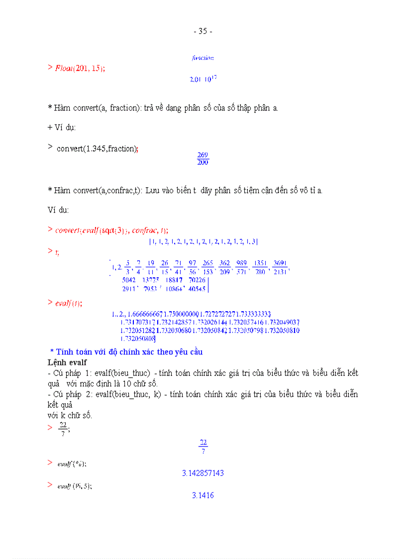 image for page Ứng dụng maple trong số học