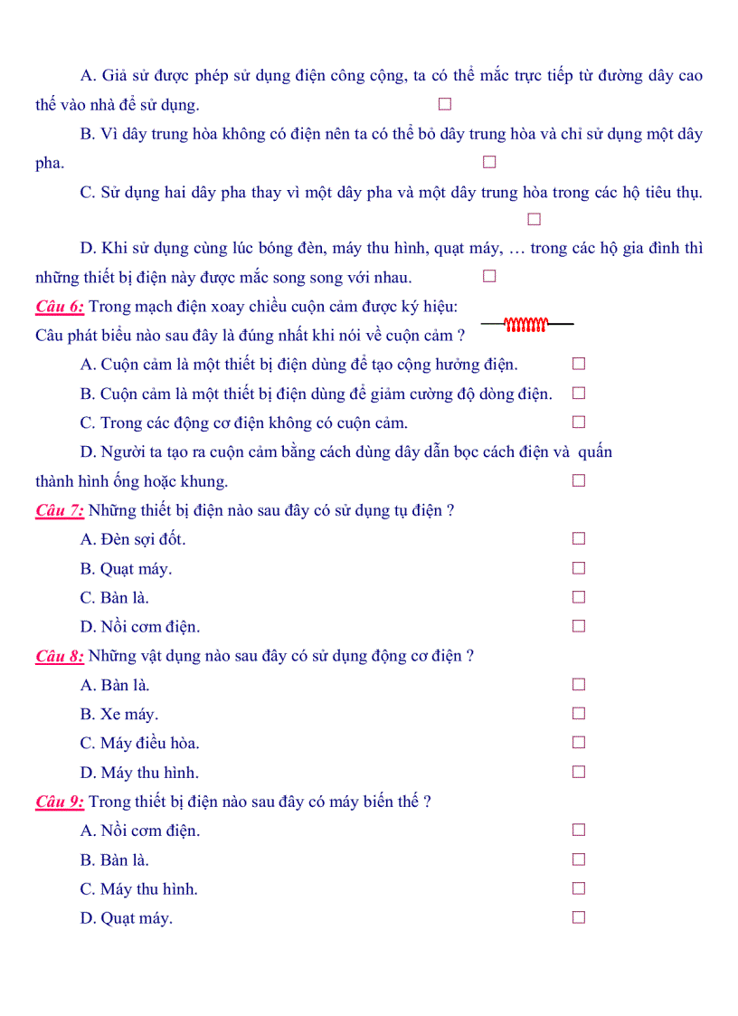 image for page Bồi dưỡng năng lực tự học và liên hệ thực tế của học sinh trong dạy học chương Dòng điện xoay chiều lớp 12 Trung Học Phổ Thông