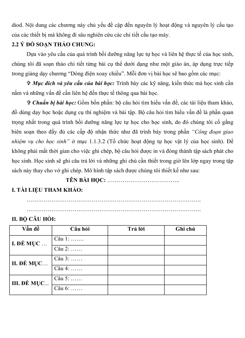 image for page Bồi dưỡng năng lực tự học và liên hệ thực tế của học sinh trong dạy học chương Dòng điện xoay chiều lớp 12 Trung Học Phổ Thông