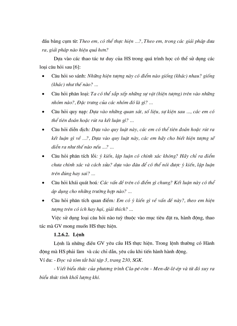 image for page Định hướng cho học sinh tự lực học tập trong dạy học chương Chất Khí vật lý 10 nâng cao