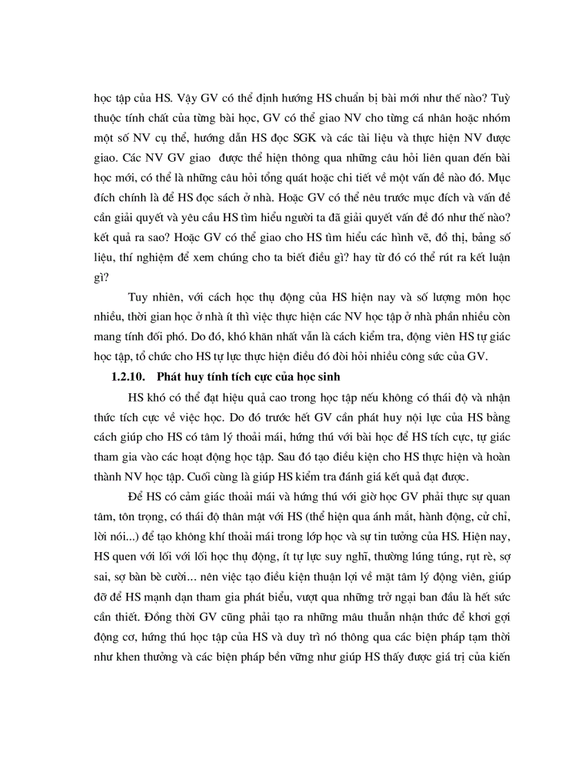 image for page Định hướng cho học sinh tự lực học tập trong dạy học chương Chất Khí vật lý 10 nâng cao