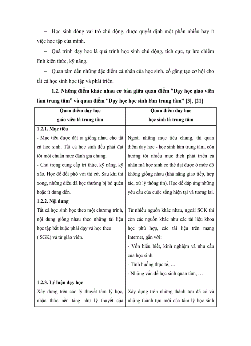 image for page Phát huy vai trò trung tâm của học sinh trong quá trình dạy học chương Động Học Chất Điểm lớp 10 Trung Học Phổ Thông ban cơ bản