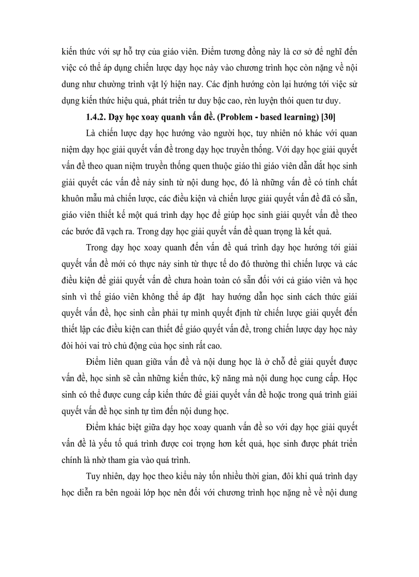 image for page Phát huy vai trò trung tâm của học sinh trong quá trình dạy học chương Động Học Chất Điểm lớp 10 Trung Học Phổ Thông ban cơ bản