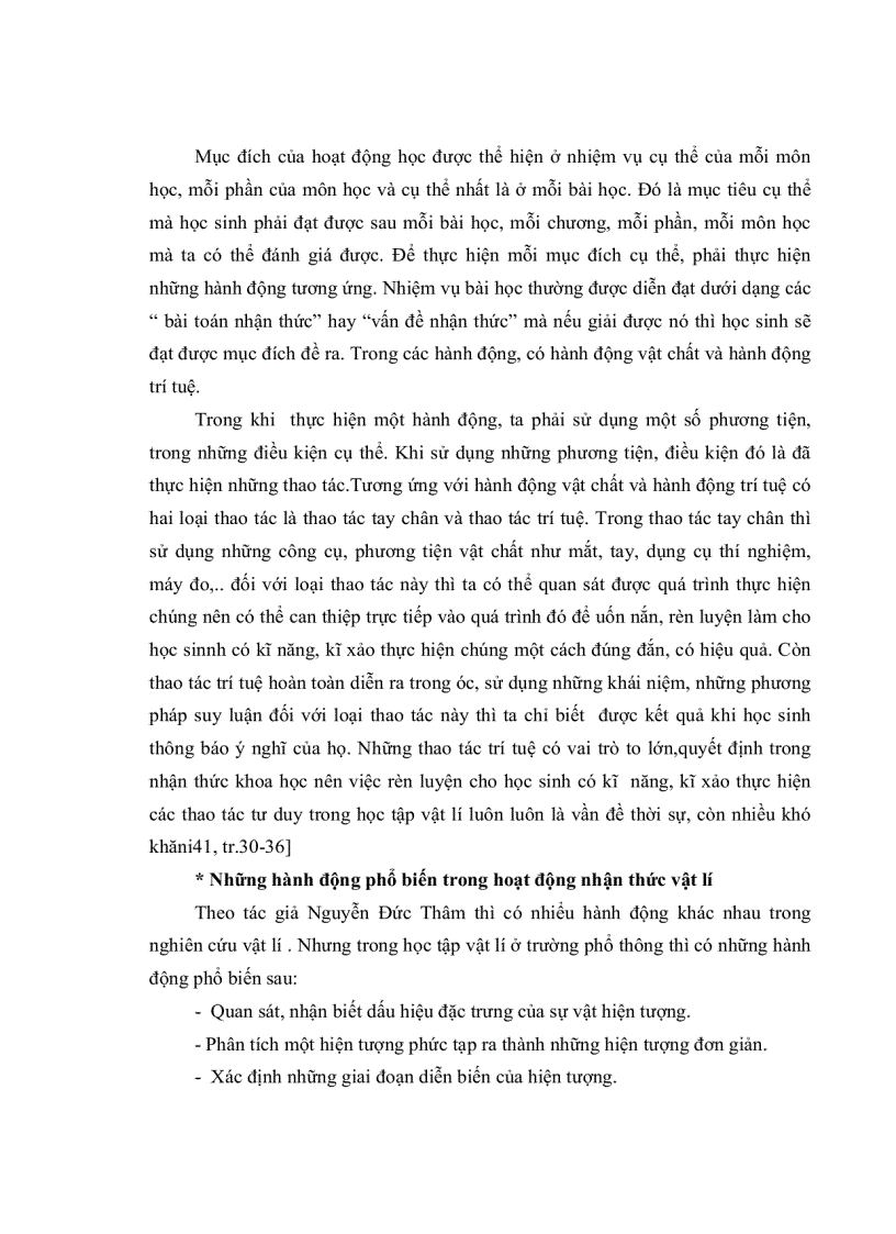 image for page Tổ chức hoạt động học tập tự lực sáng tạo của học sinh trong dạy học chương Các định luật bảo toàn lớp 10 THPT ban cơ bản