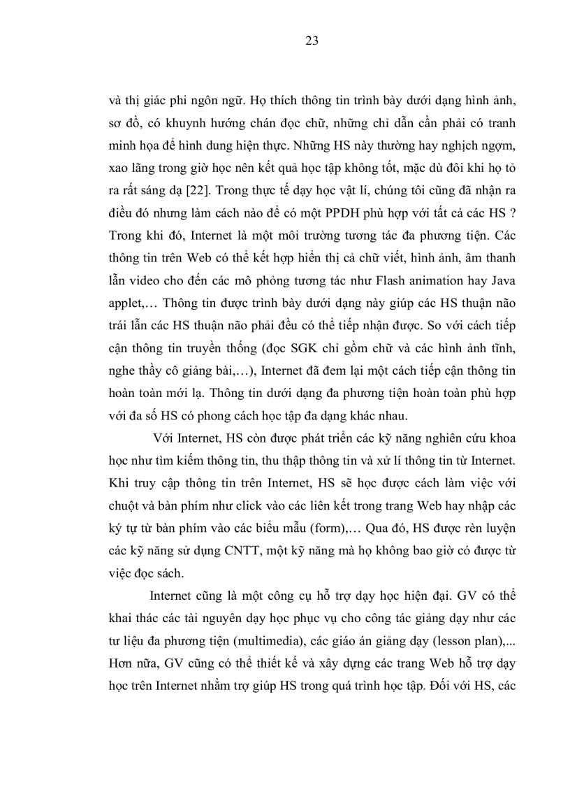 image for page Khai thác và sử dụng Internet trong dạy học phần từ trường và cảm ứng điện từ vật lí lớp 1