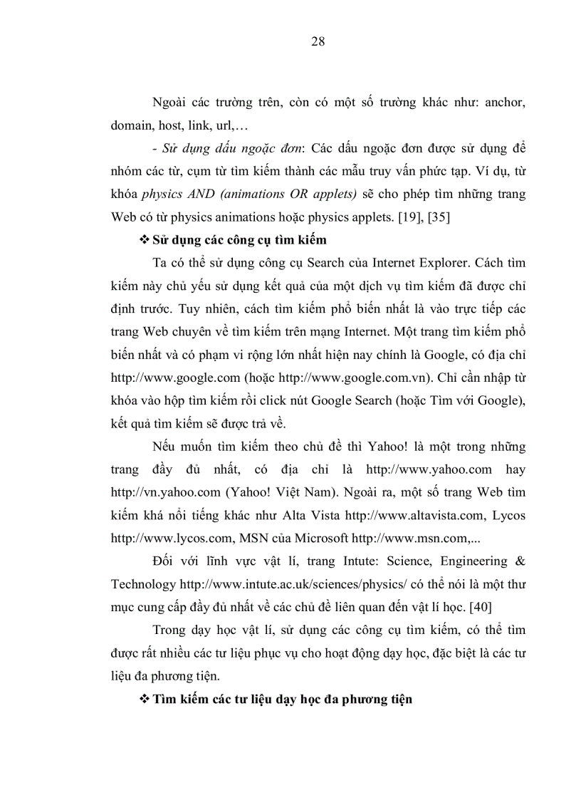 image for page Khai thác và sử dụng Internet trong dạy học phần từ trường và cảm ứng điện từ vật lí lớp 1