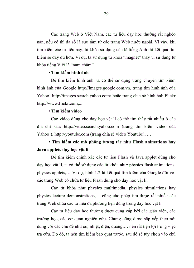 image for page Khai thác và sử dụng Internet trong dạy học phần từ trường và cảm ứng điện từ vật lí lớp 1