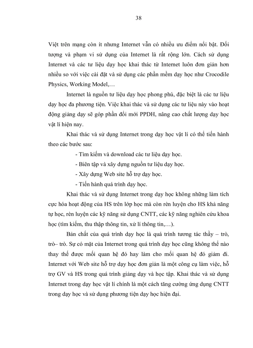 image for page Khai thác và sử dụng Internet trong dạy học phần từ trường và cảm ứng điện từ vật lí lớp 1