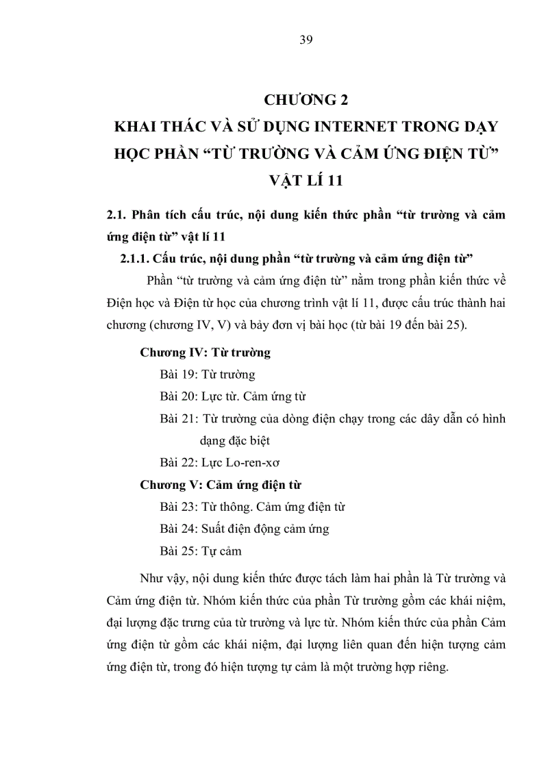 image for page Khai thác và sử dụng Internet trong dạy học phần từ trường và cảm ứng điện từ vật lí lớp 1