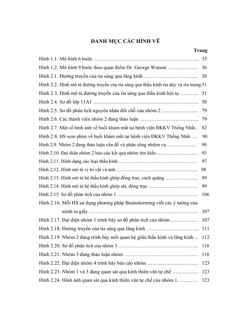 image for page Phương pháp dạy học dựa trên vấn đề PBL PROBLEM BASED LEARNING và vận dụng vào thiết kế giảng dạy chuongVII mắt và các dụng cụ quang học VL11 NC