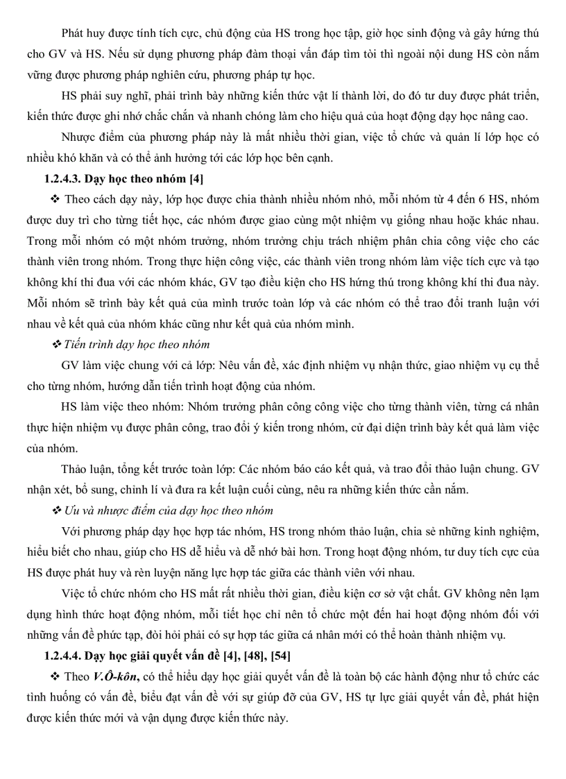 image for page Tổ chức hoạt động dạy học chương Dòng điện trong các môi trường vật lý 11 nâng cao THPT theo định hướng phát huy tính tích cực tự lực sáng tạo