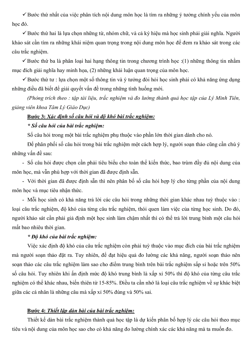 image for page Xây dựng hệ thống câu hỏi trắc nghiệm khách quan giúp học sinh tự kiểm tra đánh giá kết quả học tập trên máy tính chương III và IV Vật Lý 10 CB